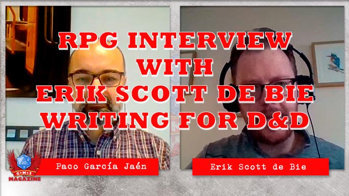 #RPG #Interview Erik Scott de Bie: How to write novels from D&D. 🐲 All the secrets revealed!