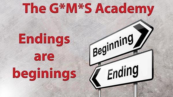 Adventure creation: Endings are beginnings. The G*M*S Academy