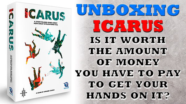 Icarus, from Renegade Game Studios unboxing