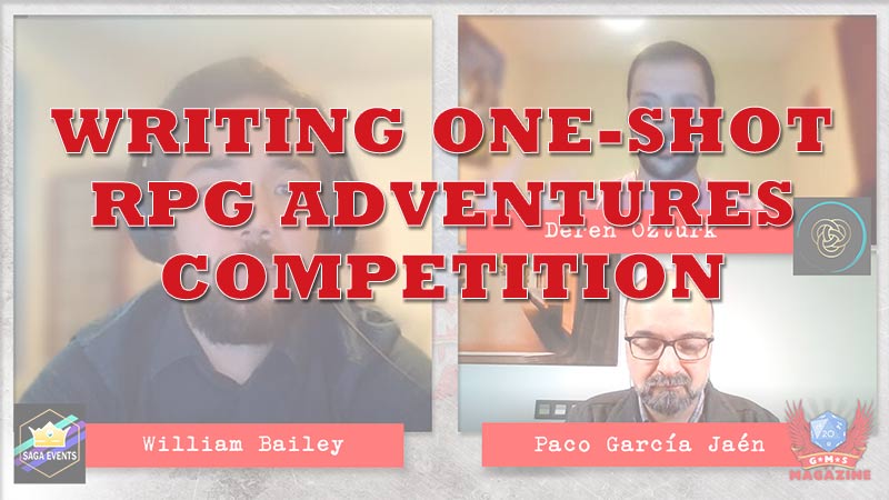 Write One shot RPG adventure competition with Saga Events