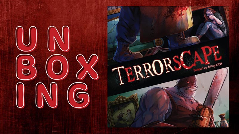 Unboxing Terrorscape, from ICE Makes Games, an incredible production hide and seek board game.