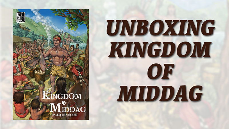 Taking a look at Kingdom of Middag, a game I found at Spiel 2022 from TWOPLUS Games.