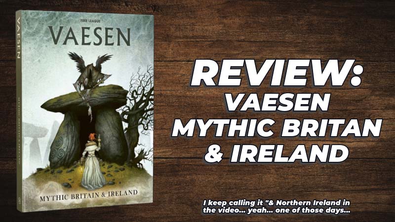 In this expansion to the award-winning Vaesen – Nordic Horror Roleplaying you will find a complete guide to the supernatural British-Irish Isles including the great city of London and the countryside beyond. Mythic Britain & Ireland is written by industry legend Graeme Davis and illustrated by Johan Egerkrans and Anton Vitus.