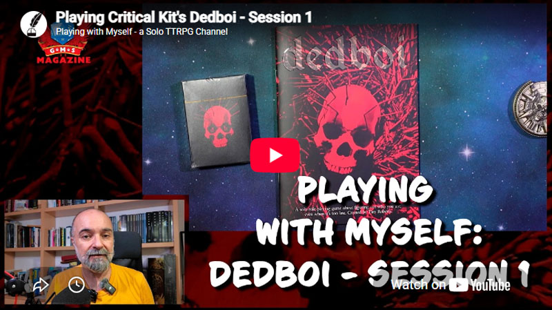 Playing with Myself - Dedboi from Critical Kit
